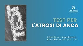 I test per lartrosi di anca [upl. by Urquhart]