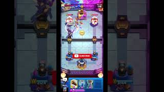 Unexpected Freeze Spell ❄️  Clash Royale shorts clashroyale [upl. by Airtemad]