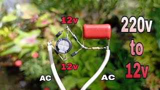 220V AC to 12V DC without Transformer [upl. by Thurnau]