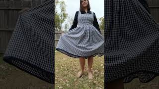 My Newest Tablecloth Dress [upl. by Aynotahs]