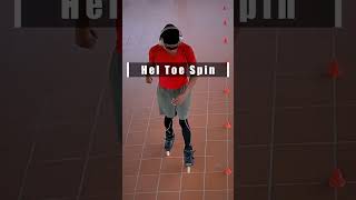 Heel Toe Spin  Freestyle Slalom Skate Training [upl. by Latimore]