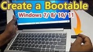 bootable pendrive kaise banaye windows 10 7 8 11  bootble pen derive bnaye sahi tarika se [upl. by Yeldah]