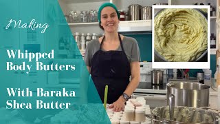 Making Coco amp Mango Whipped Body Butters  With Baraka Shea Butter [upl. by Ailegra]