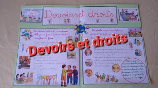 Devoirs et droits projet de classe projetdeclasse [upl. by Noguchi685]