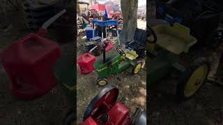 Smokin John Deere 🚜 White River Antique Tractor Show in Elnora Indiana shorts [upl. by Leirraj]