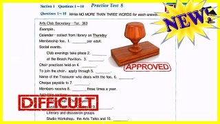 ielts listening Full practice test 2015 with answers Test 5 [upl. by Atsirtal]