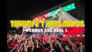 Werdan amp Real J  Tatlumput Isang Milyon Official Lyrics Video [upl. by Eissoj886]