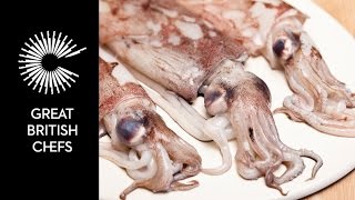 How to clean a squid in 4 easy steps [upl. by Am]