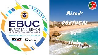 EBUC 2019 Portugal vs Italy  Mixed [upl. by Annaiuq587]