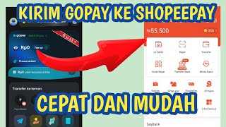 Cara Top Up Shopeepay Lewat Gopay Terbaru  Gopay Ke shopeepay [upl. by Manton]