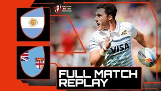 Los Pumas DOMINATION  Argentina v Fiji  HSBC London Sevens Rugby [upl. by Fasto167]