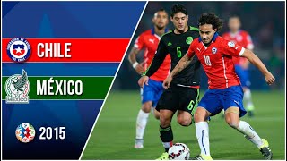 Chile 3  3 México  Copa América 2015  Fase de grupos [upl. by Aneeuqahs]