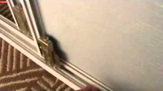 How to adjust a sliding glass closet door [upl. by Odelet555]