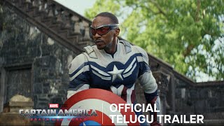 Captain America Brave New World  Official Telugu Trailer  In Cinemas February 14 [upl. by Ralyks364]