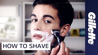 How to Shave  Shaving Tips for Men  Gillette [upl. by Gerrit161]