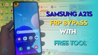 Samsung a21s frp bypass with free tool✔️one click [upl. by Enetsuj]