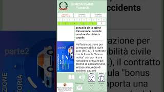 patenteb bambara italiano francese quizn2 Assicurazione RCA e altre forme di assicurazione [upl. by Manfred]