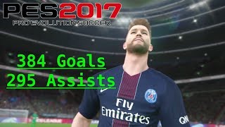 PES 2017  Become A Legend  Every Goal and Assist in My Career [upl. by Eicnarf]