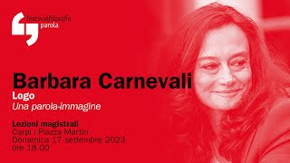 Barbara Carnevali  Logo  festivalfilosofia 2023 [upl. by Hanaj]