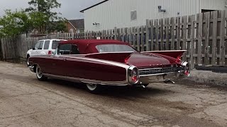 1960 Cadillac Eldorado Biarritz Convertible in Red amp Engine Sound on My Car Story with Lou Costabile [upl. by Aeslehs]