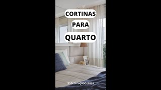 Tipos de CORTINA PARA QUARTO Saiba qual escolher shorts [upl. by Ecinnahs607]