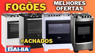 FOGÃO PROMOÇÃO CASAS BAHIA  ACHADOS OFERTAS DE FOGÃO MELHOR PREÇOS HOJE [upl. by Archle]