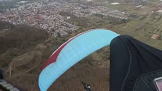 Gleitschirmfliegen paragliding am Ölberg in Schriesheim Februar 2024 [upl. by Flodnar]