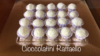 Cioccolatini Raffaello fatti in casa ricetta facile e veloce [upl. by Mieka781]