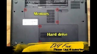 How to change hard Drive on HP Compaq Presario CQ56 [upl. by Lally945]