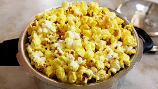 Popcorn Recipe  Home Made Popcorn in Just 3 Minutes [upl. by Kado]