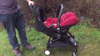 How to Mount a Car Seat on a Babyzen Yoyo [upl. by Lemak]