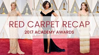 Red Carpet Recap 2017 Academy Awards [upl. by Abih146]