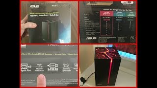 ASUS RPAC68U REPEATERRANGE EXTENDER UNBOXING amp SETUP [upl. by Arquit86]