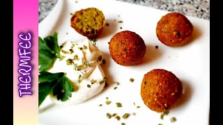 FALAFEL  Kichererbsenbällchen  super easy  Thermomix® TM6  Thermifee® [upl. by Chem]