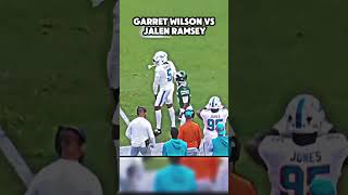 Who won this matchup Garret Wilson or Jalen Ramsey shorts nfl football [upl. by Lamar530]