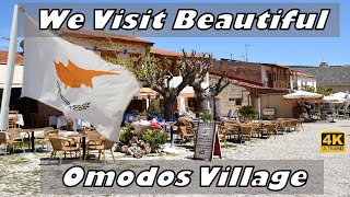 We Pay a quick Visit to Beautiful Omodos Village Cyprus [upl. by Kcirrad]