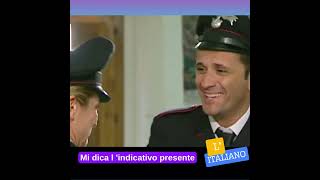 I CARABINIERI E il PRESENTE INDICATIVO DI CAMMINARE learnitalian filmitaliani italianmovies [upl. by Swift]