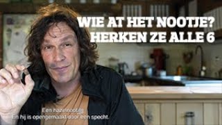 Wie at het nootje op Herken ze alle 6 [upl. by Lain117]