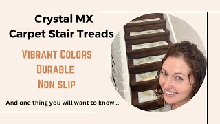 How to install these carpet stair treads and how they look [upl. by Ulrich]