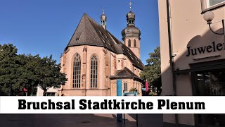 BRUCHSAL D Stadtkirche Unserer Lieben Frau Vollgeläut [upl. by Ymmac]