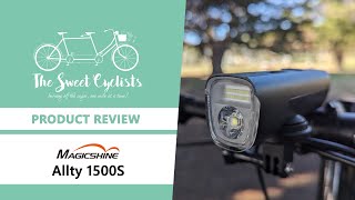 Magicshine Allty 1500S Bike Front Headlight Review  feat OLED Display  DRL  Removable Battery [upl. by Ojeillib]