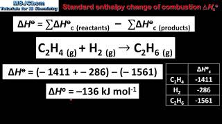 R123  R124 Standard enthalpy change of combustion HL [upl. by Yahsal]