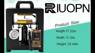 RIUOPN 10 Ton Heat Press Machine  Key Features [upl. by Adriel]