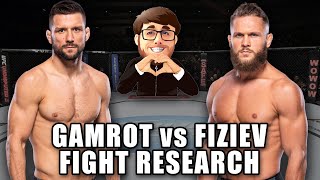 UFC Fight Night Gamrot vs Fiziev Fight Research  Fiziev vs Gamrot Predictions [upl. by Laveen878]