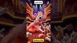 Meow cat dance cartoon cat meow fypシ゚ catshortstory shortstory viralshort cute catdance [upl. by Piks682]