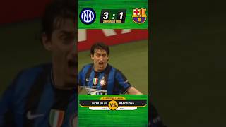 INTER MILAN VS BARCELONA 31 HIGHLIGHT AND GOAL shorts championsleague football [upl. by Iviv]