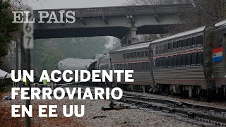 Dos muertos y 116 heridos en un choque de trenes en Estados Unidos  Internacional [upl. by Velda]