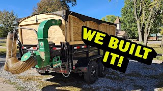 Building A Debris Loader Dump Trailer  Billy Goat  Load Trail Trailer [upl. by Nevah]