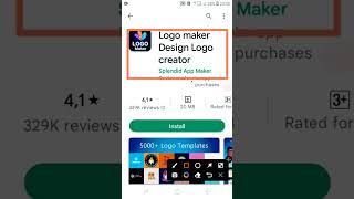 Best logo maker app for android । Free logo maker short shorts creatorhelp youtube [upl. by Dorita]