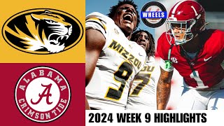 15 Alabama vs 21 Missouri  Full Game Highlights  2024 College Football Highlights [upl. by Yhtorod]